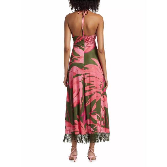 NEW CARA CARA shelter island dress in palm oasis orchid - Picture 3 of 7